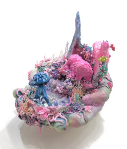 美品 1990年作◆現代画廊 古茂田美津子『リンゴとブドウ』油絵3号 20万購入 古茂田美津子「うたたね」 by Collection of SHINOBAZU GALLERY