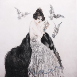 甘い抱擁 by ルイ・イカール（Louis Icart） | Art Scenes アート