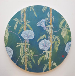 安藤玉子　青い花　原画 クレマチス by 安藤由香 | Art Scenes | Find and collect your