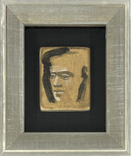 寺田至 てらだ・いたる ハイヒール 絵画 油彩 テンペラ 顔（II） by 寺田至｜Terada Itaru | Art Scenes | Find and collect