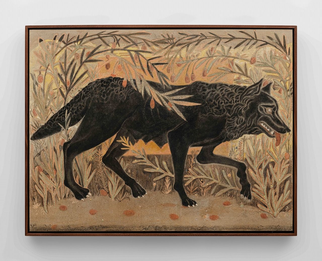 片目の狼(絵画) 牝狼 She-Wolf /羅穆盧斯與瑞摩斯之狼 by 洪 永欣 | Art Scenes アート