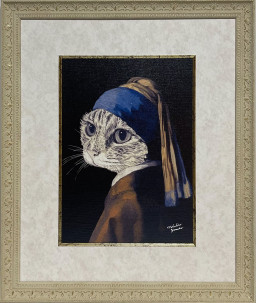 フェルメール猫2025 by 山田 貴裕 | Art Scenes アートシーンズ