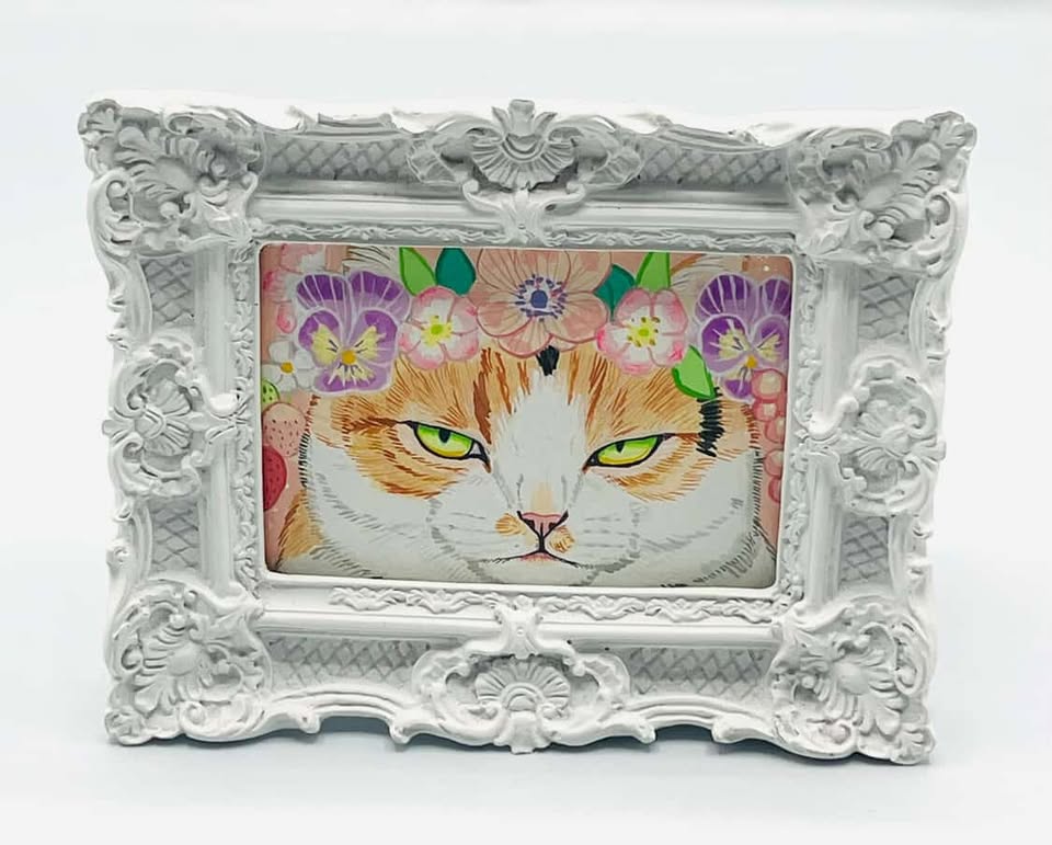 ミニ額原画 (b) by 金田花季 Kaneda Hanaki | Art Scenes | Find and