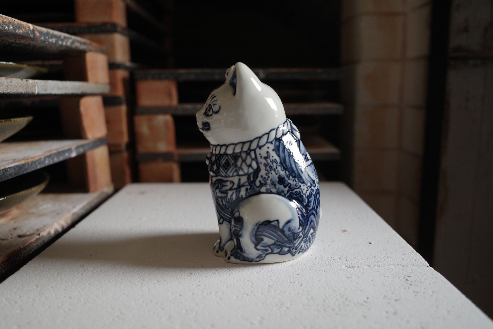 四寸 招き猫 Arete by 穴山文香 | Art Scenes アートシーンズ