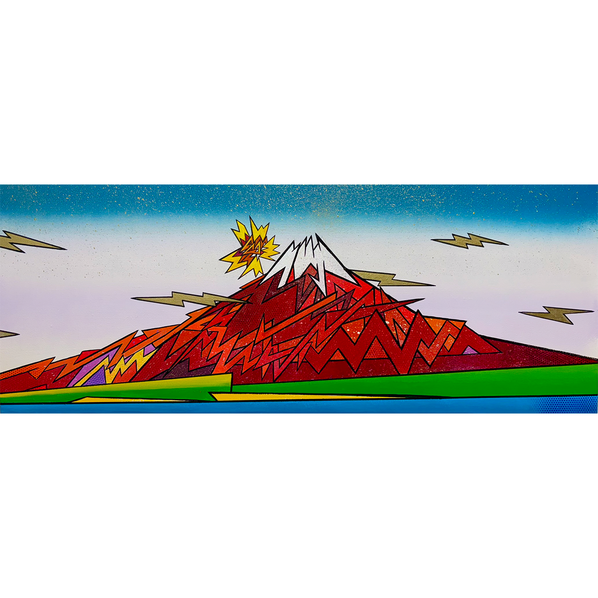 OTTO　DJAJA（オット　ジャヤ）、虹、希少な大判画集画、状態良好 Mt.Fuji by 大隈伸也 | Art Scenes アートシーンズ | お気に入りの