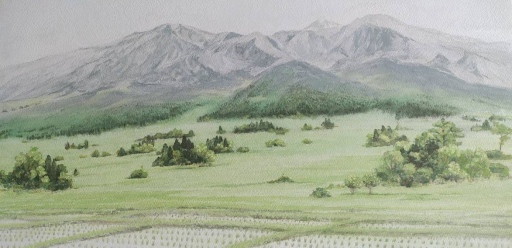 日本画・美術品・画題・磐梯 磐梯麗 by 竹原城文 | Art Scenes | Find and collect your favorite art