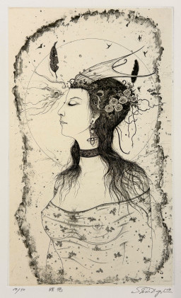 境界の子 2022-I by 藤浪 理恵子｜Fujinami Rieko | Art Scenes アート