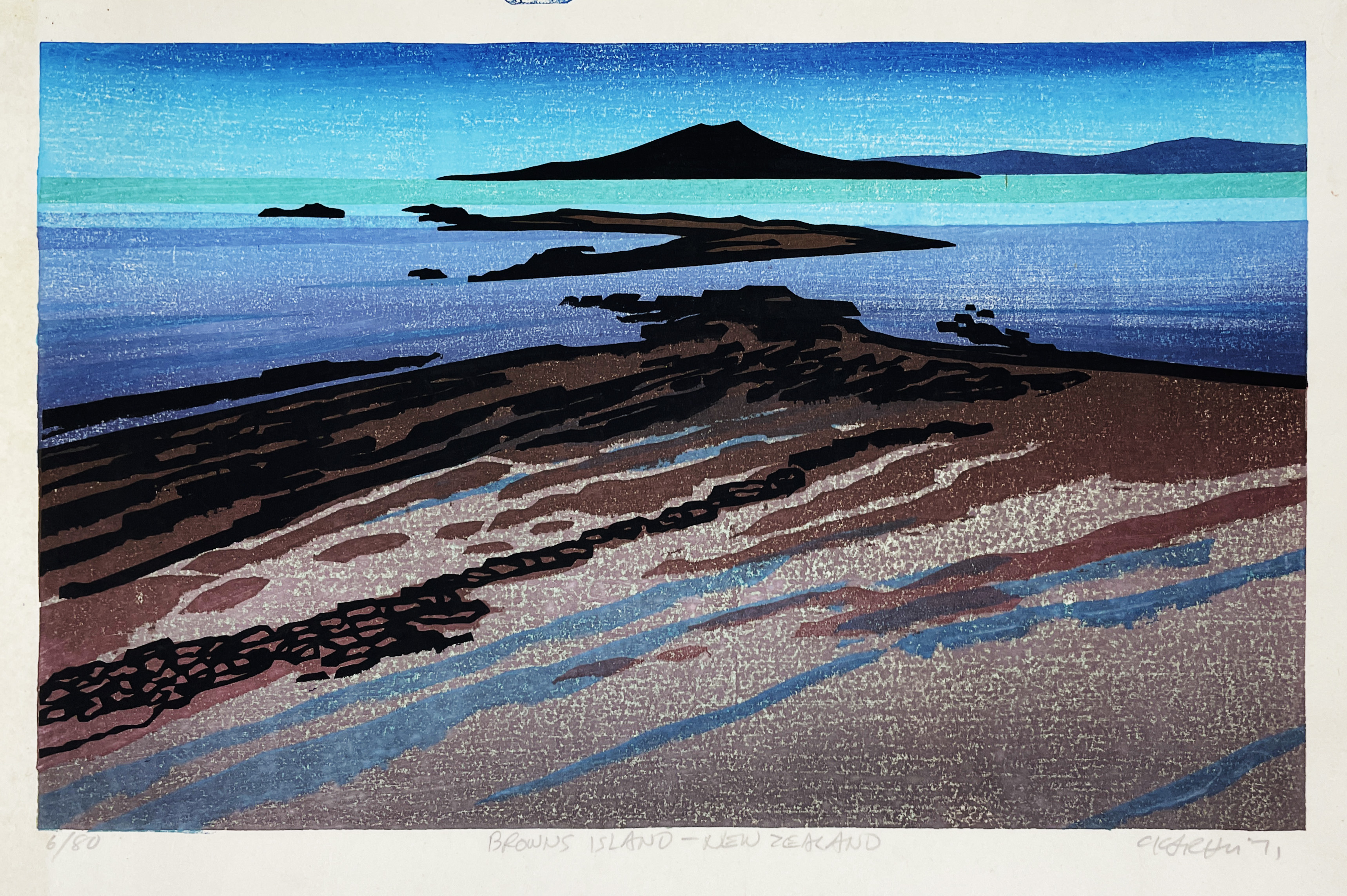 署名・落款 /イラスト入】「日本美再発見 クリフトン・カーフ木版画展