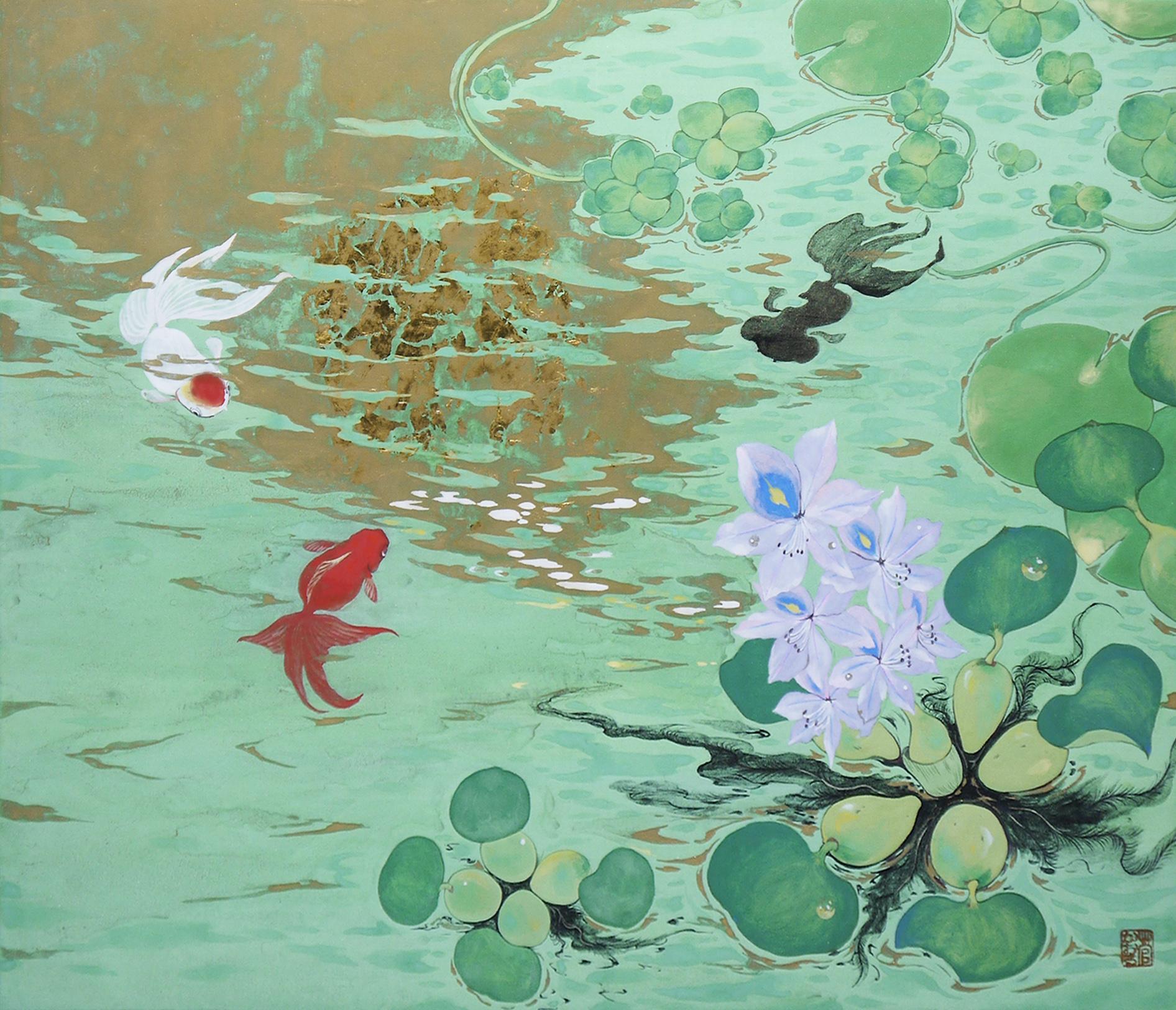 緑陰遊泳 by 菅かおる | Art Scenes アートシーンズ | お気に入りの