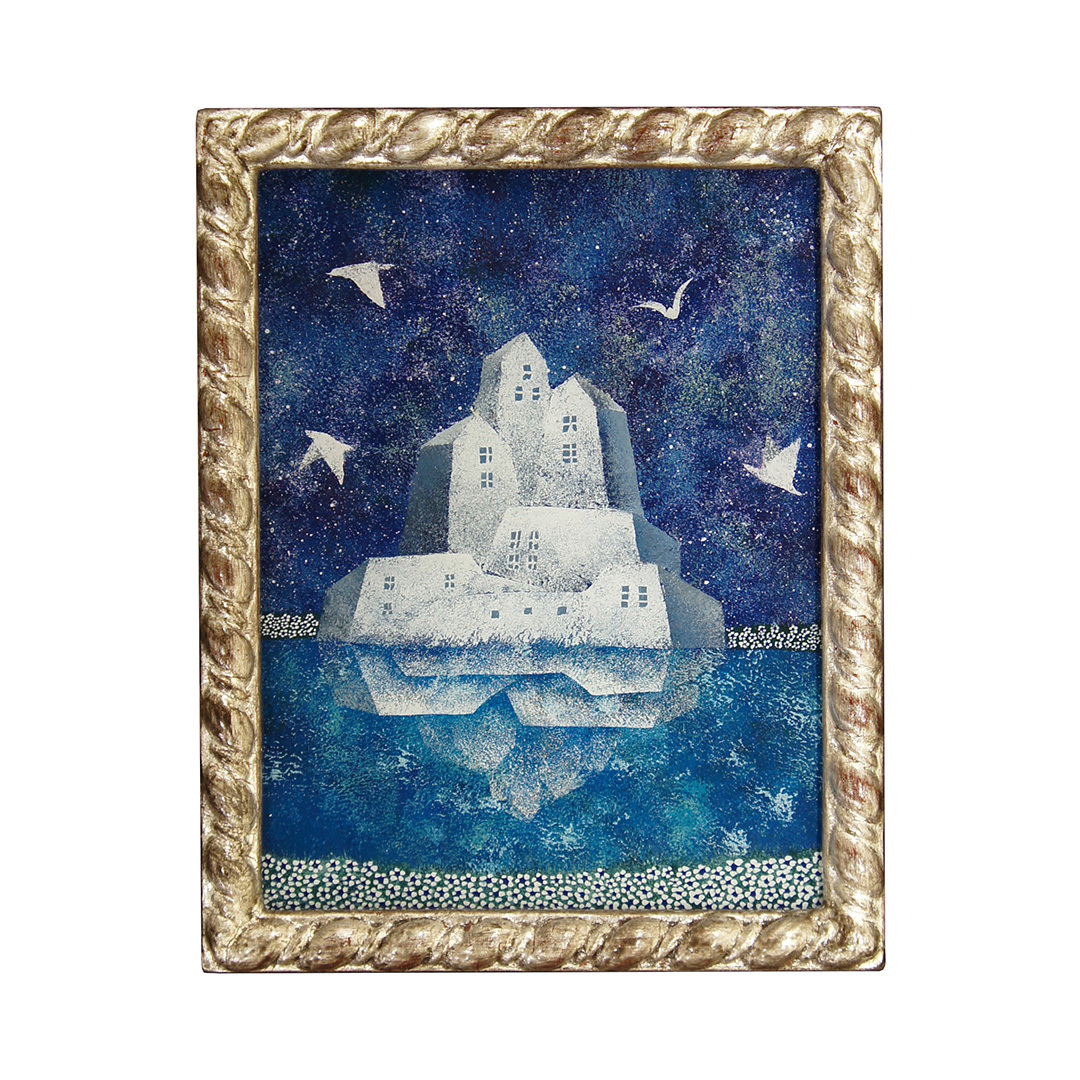 ガラス絵 ガラス絵 あけぼの SOLD OUT 日 の暮らしを心地よくする