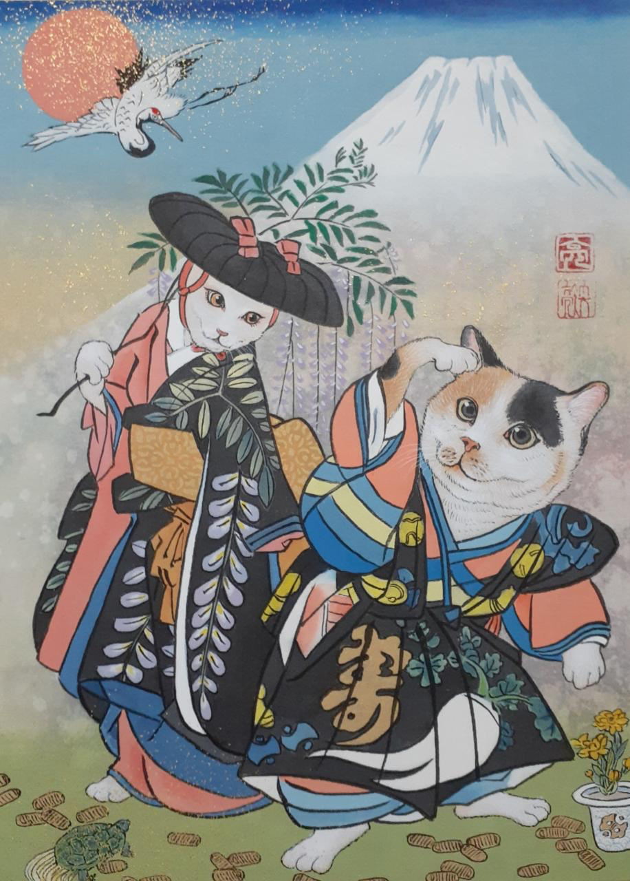 真作】【WISH】山下貞治「奥入瀬渓流」油彩 30号 大作 ◇緑